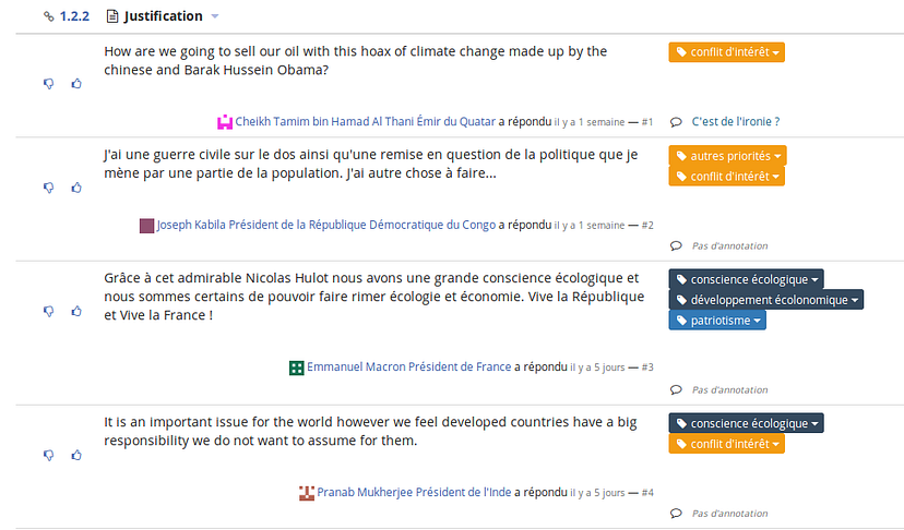 Un outil pour l'analyse des réponses qualitatives : le taguage